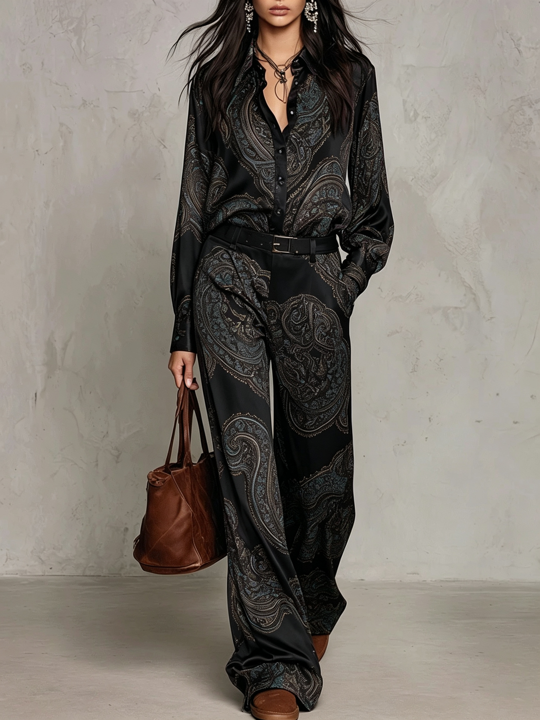 Cecilia | Print Trouser Set
