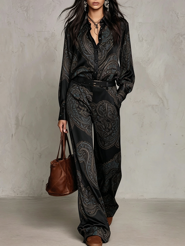 Cecilia | Print Trouser Set