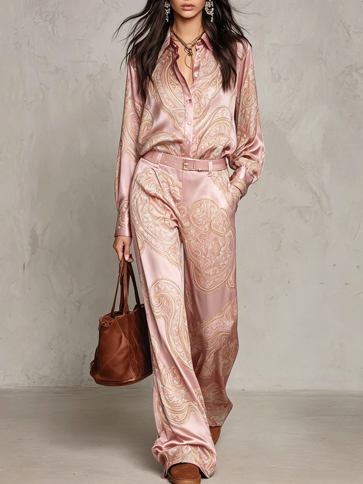 Cecilia | Print Trouser Set
