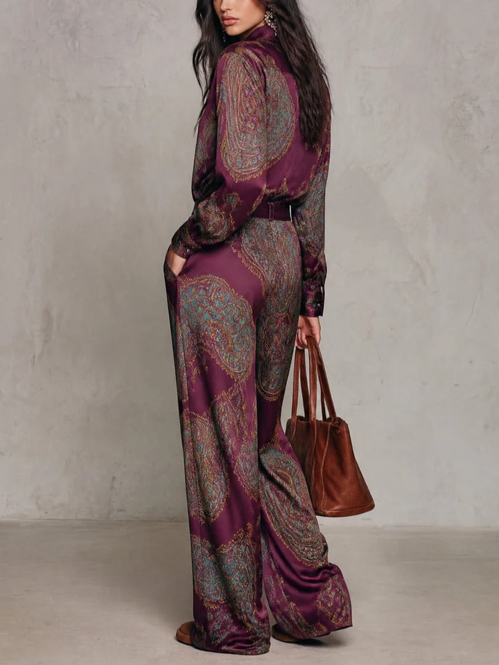 Cecilia | Print Trouser Set