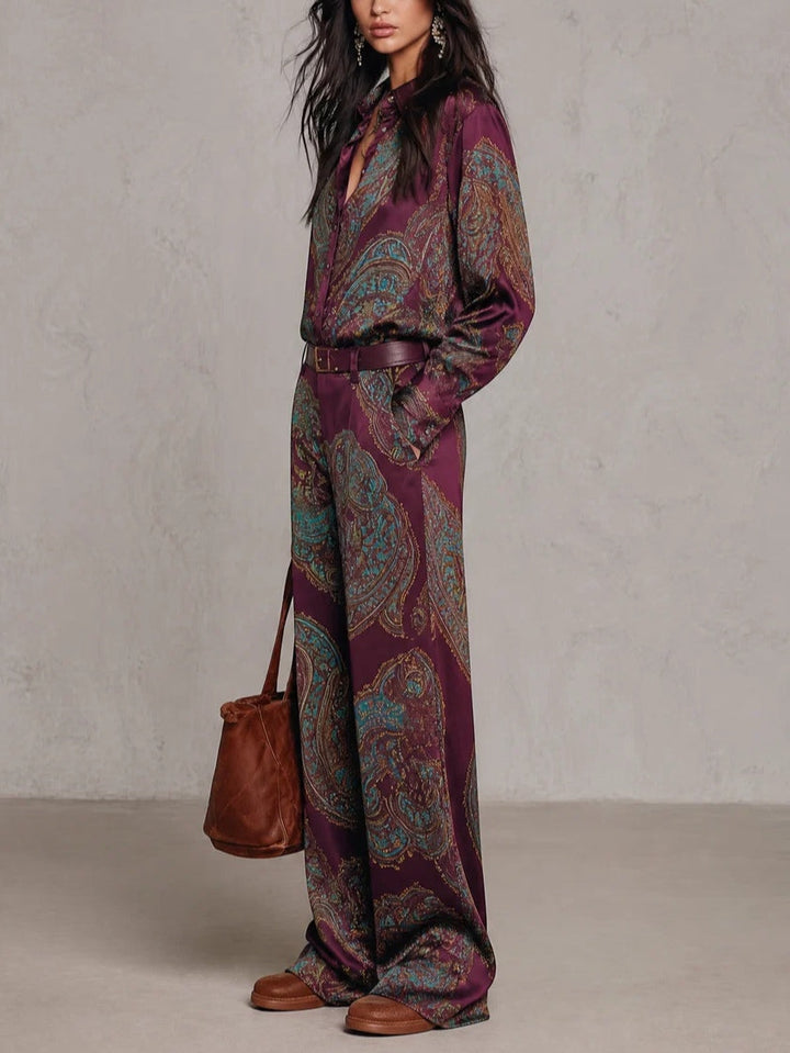Cecilia | Print Trouser Set