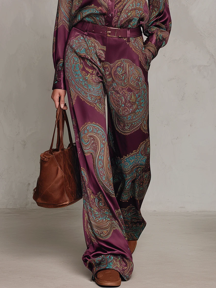 Cecilia | Print Trouser Set
