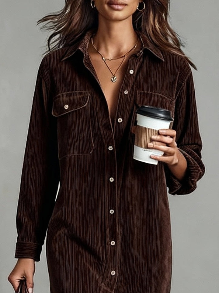 Elena | Button-Down Midi Dress