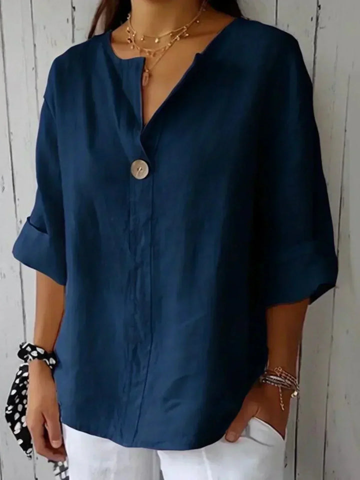 Luna | Relaxed V-Neck Top