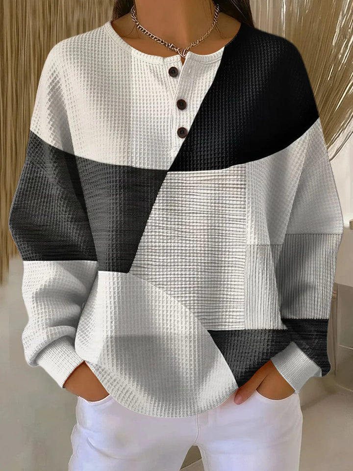 Aida | Artful Print Sweater
