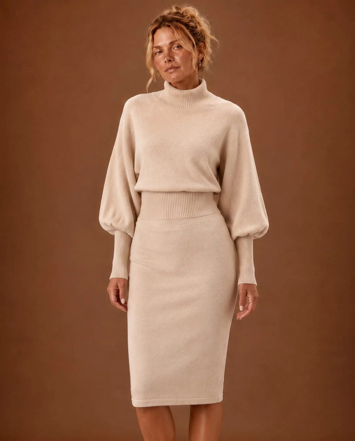 Cassandra | Knit Midi Dress
