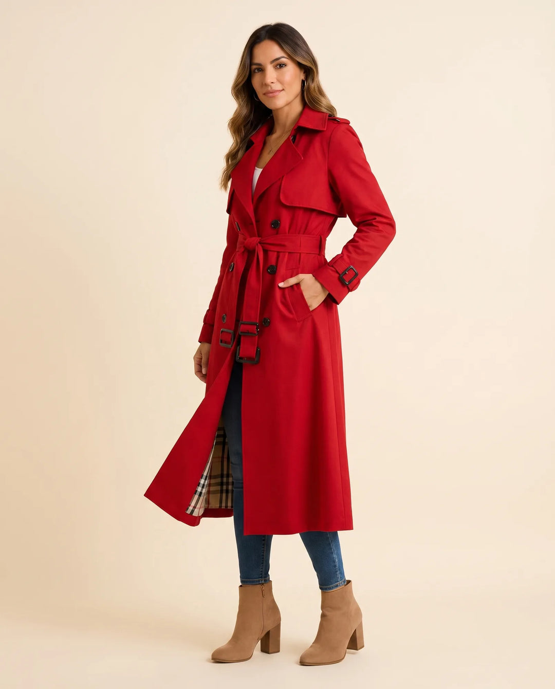 Aria | Belted Trench Coat