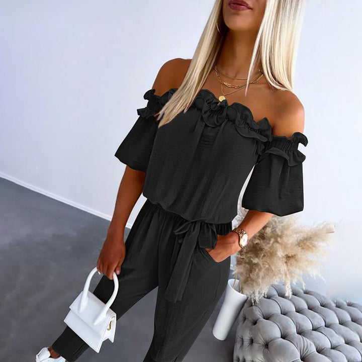 Nina | Off Shoulder Jumpsuit