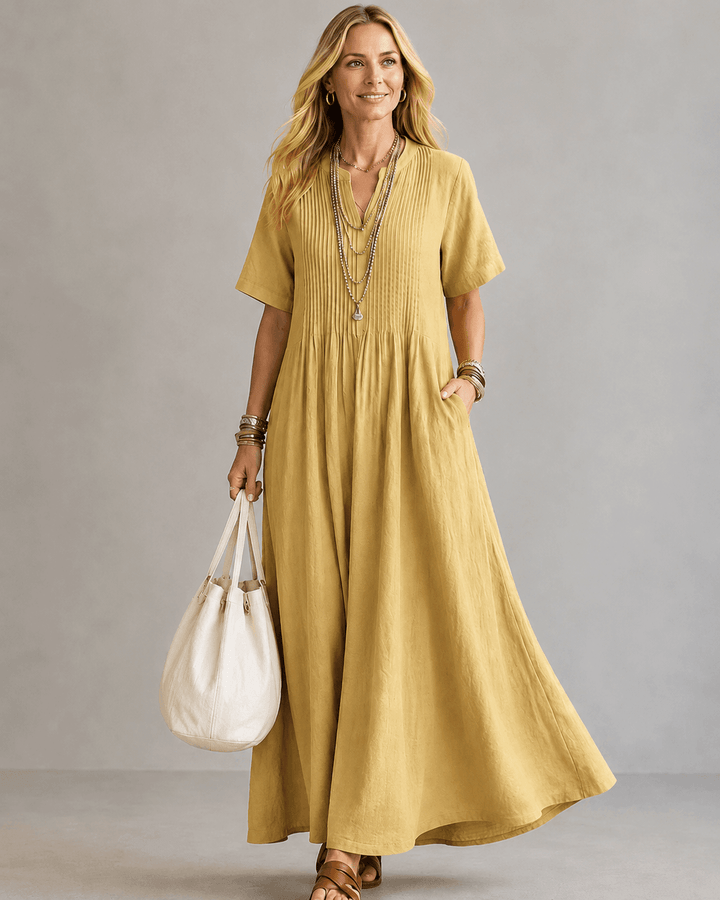 Elowen | Pleated Dress