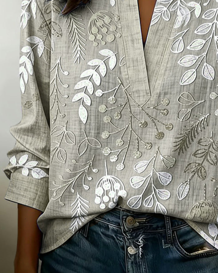 Elena | V-Neck Blouse