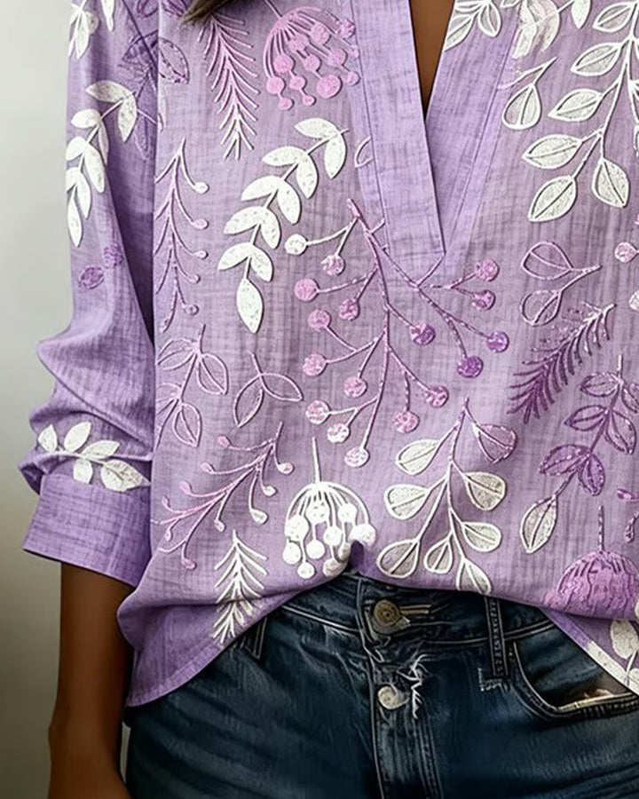 Elena | V-Neck Blouse