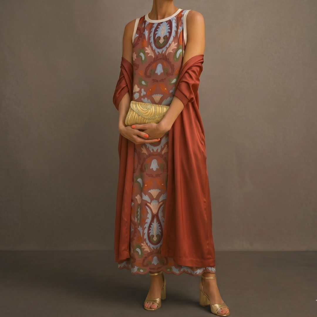 Victoria | Printed Maxi Dress