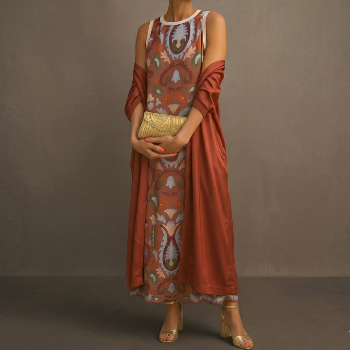 Victoria | Printed Maxi Dress
