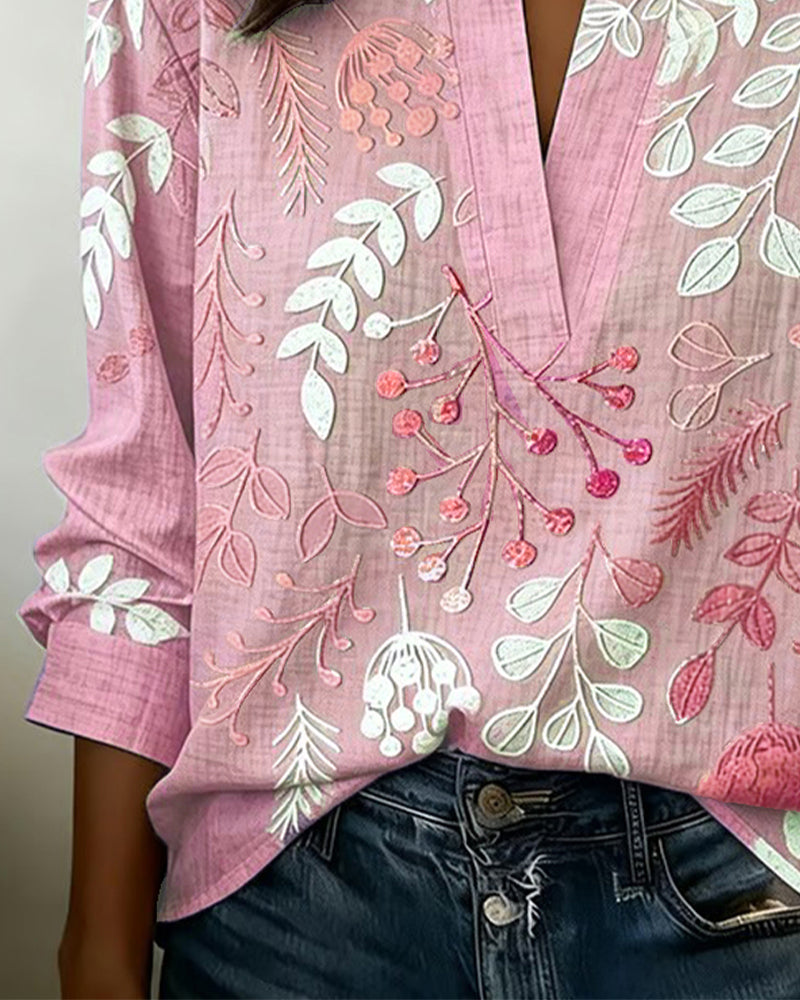 Elena | V-Neck Blouse