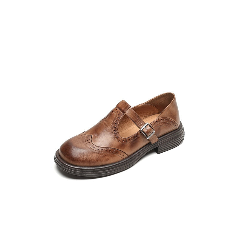 Sabrina | Leather Mary Janes