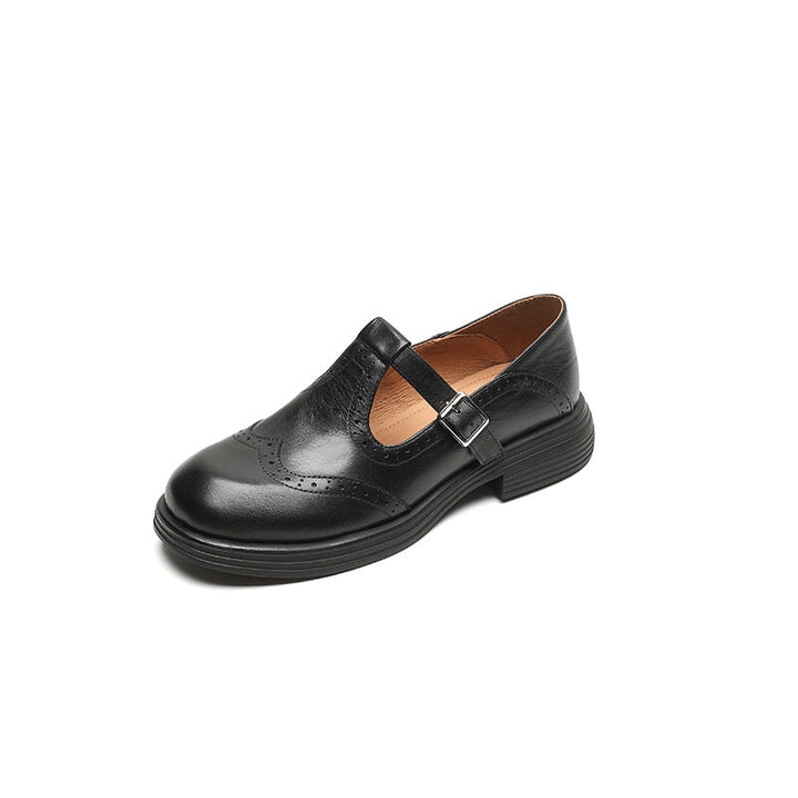 Sabrina | Leather Mary Janes