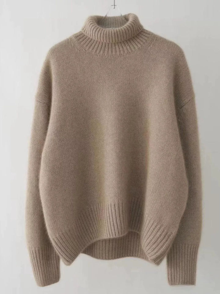 Scarlett | Turtleneck Dropped Shoulder Sweater