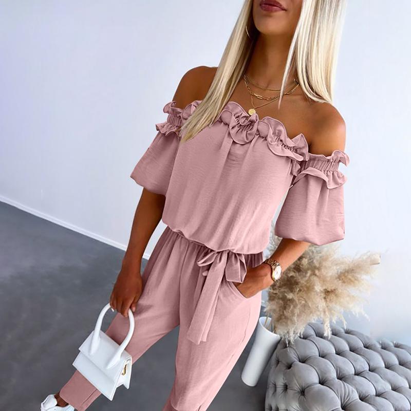 Nina | Off Shoulder Jumpsuit