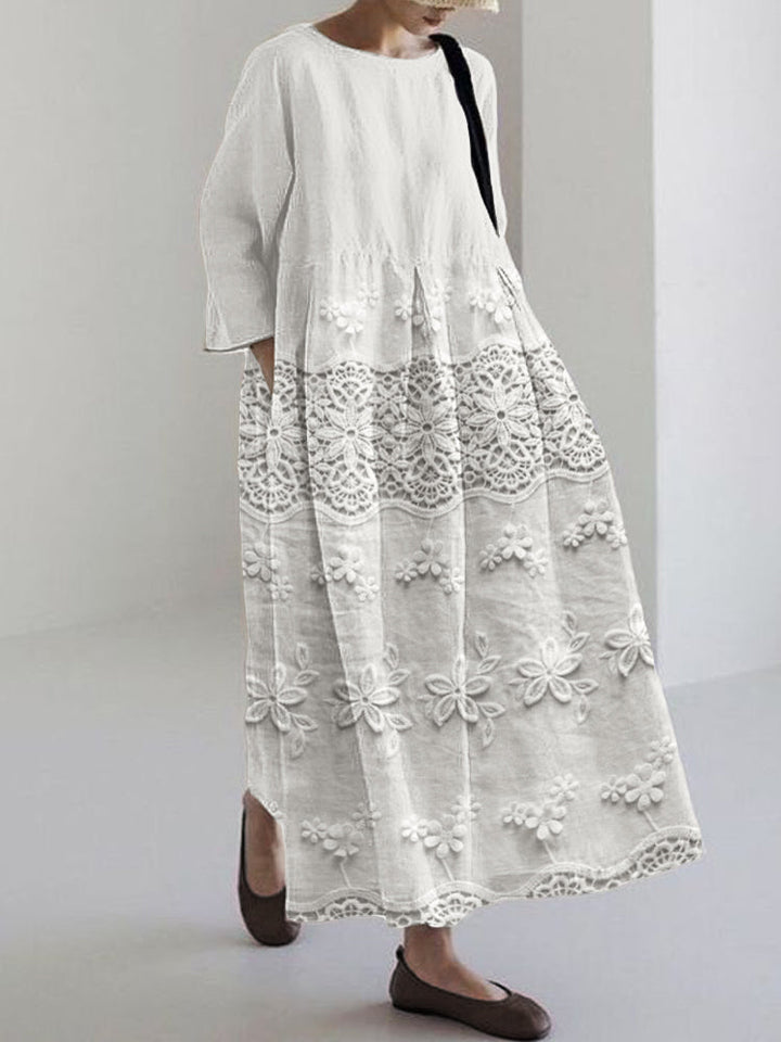 Zara | Delicate Lace Midi Dress