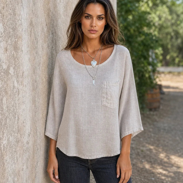 Clara | Relaxed Pocket Top