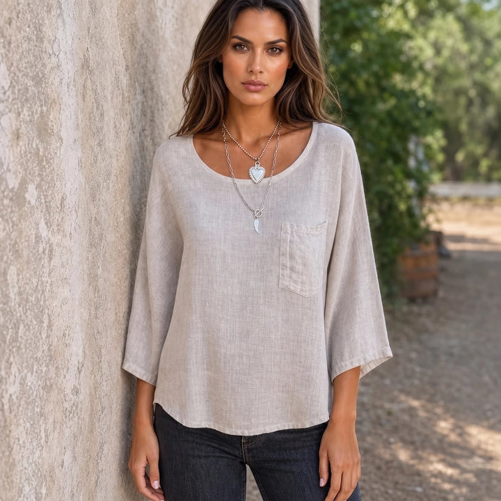 Clara | Relaxed Pocket Top