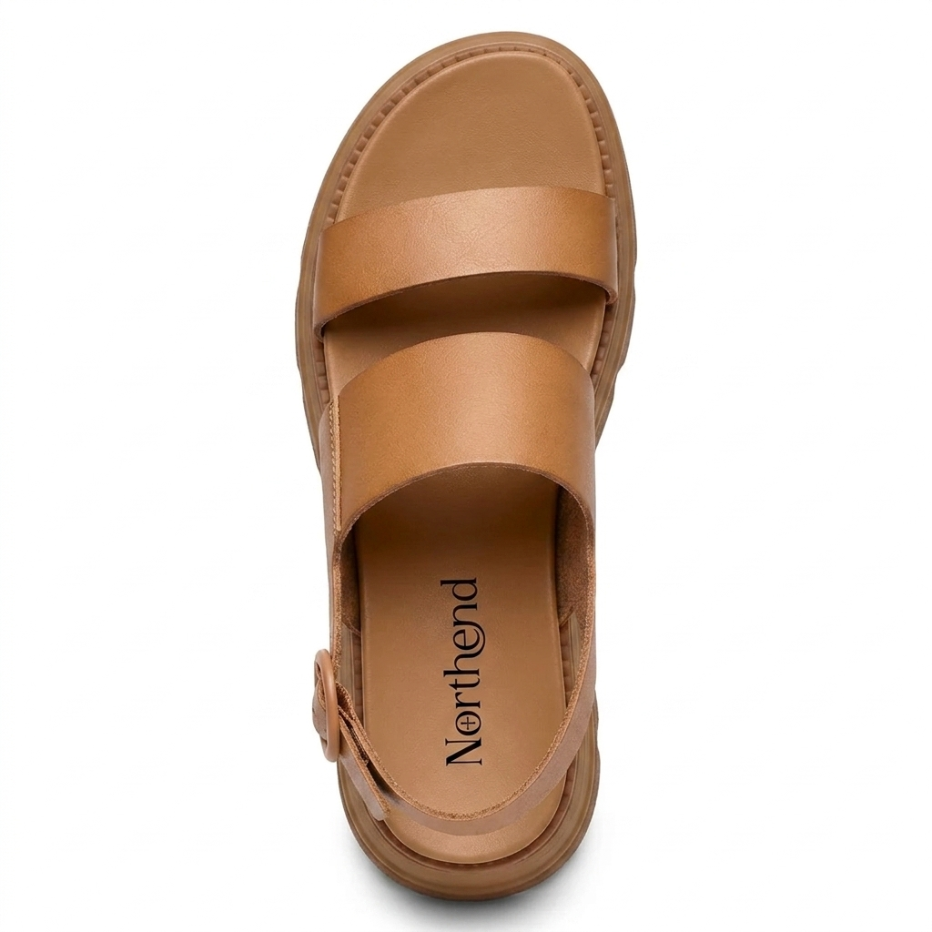 Nora | Cushioned Platform Wedge Sandals