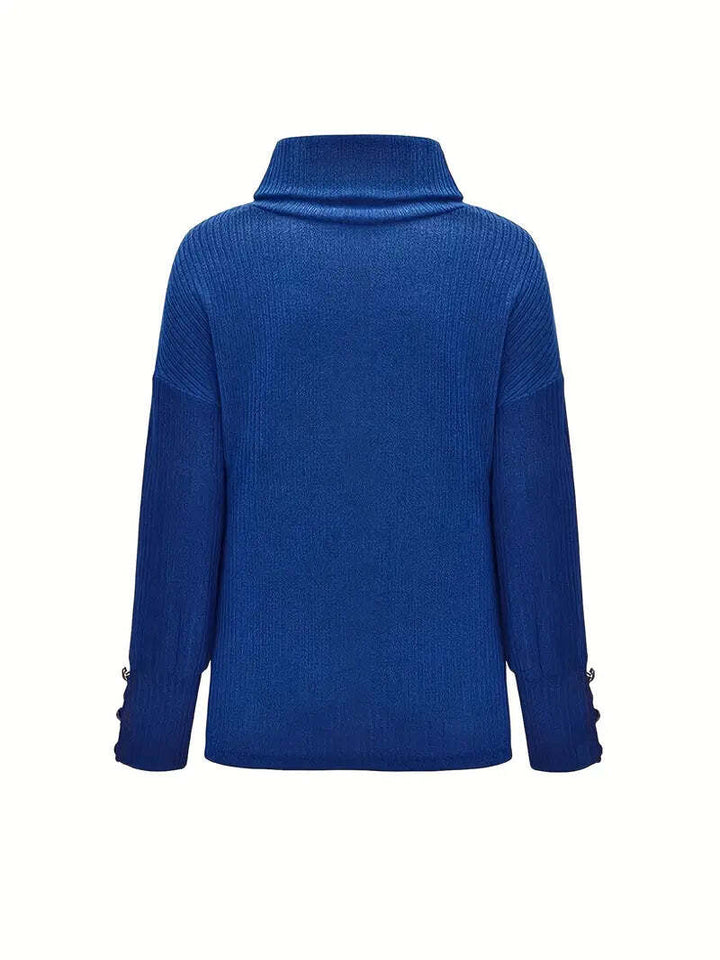 Luna | Ribbed Cowl Sweater