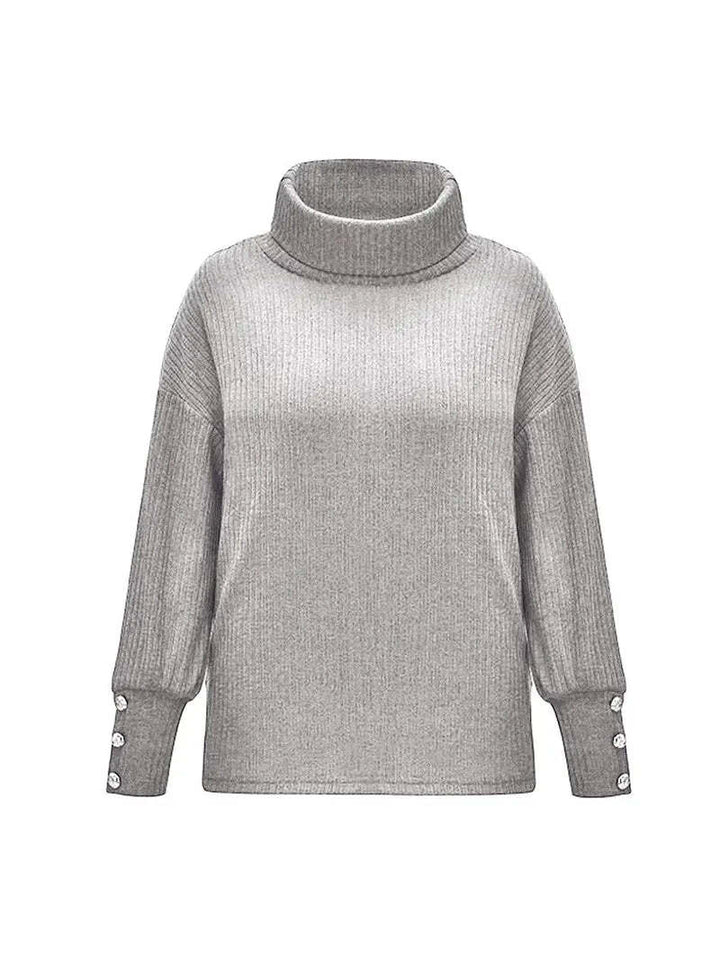 Luna | Ribbed Cowl Sweater