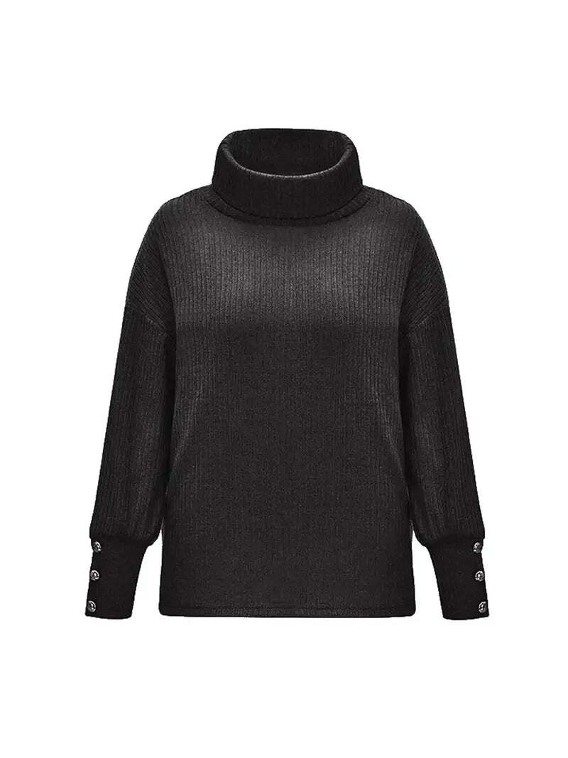 Luna | Ribbed Cowl Sweater