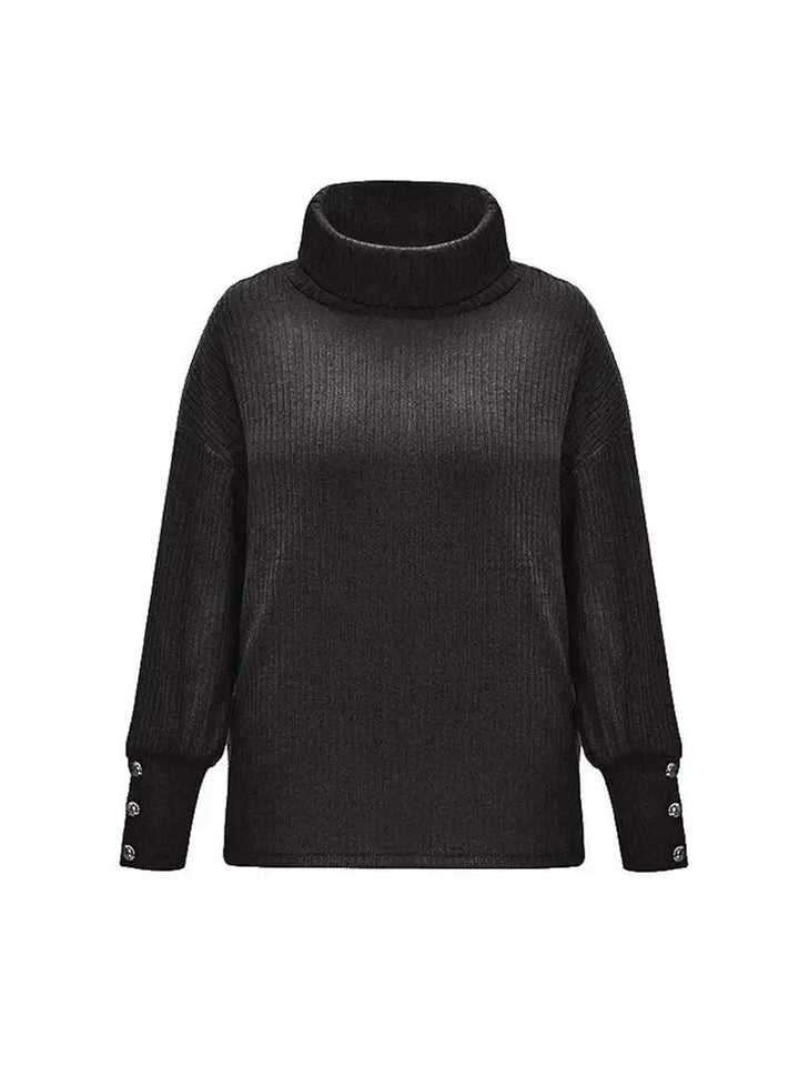 Luna | Ribbed Cowl Sweater
