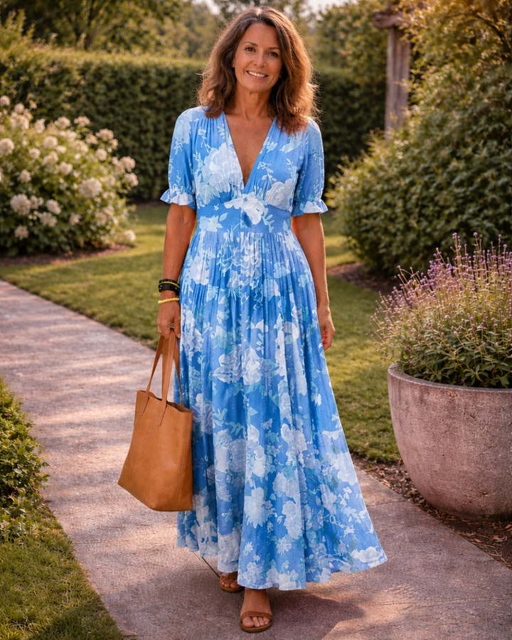 Sophie | Floral Pleated Dress
