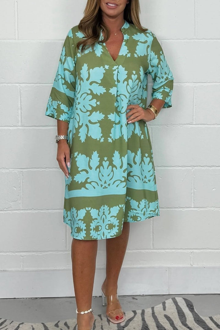 Sylvie | Elegant V-Neck Dress