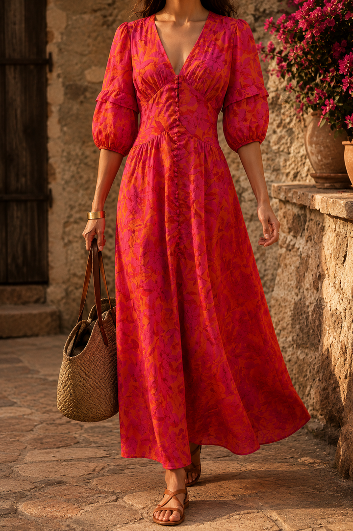 The Leocadie Maxi Dress