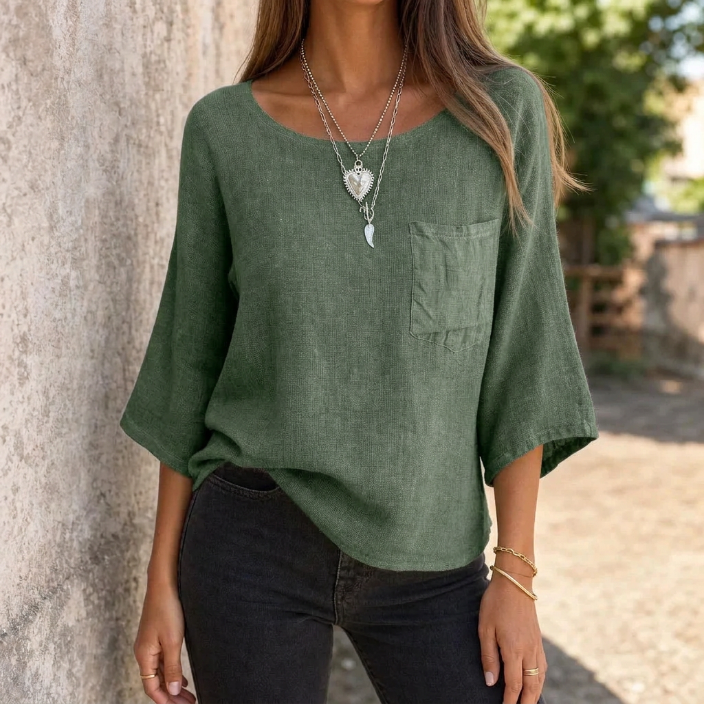 Clara | Relaxed Pocket Top