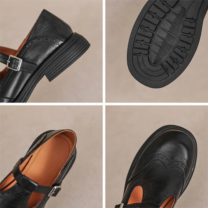 Sabrina | Leather Mary Janes