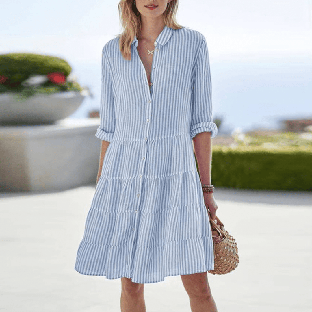 Clara | Striped Mini Dress
