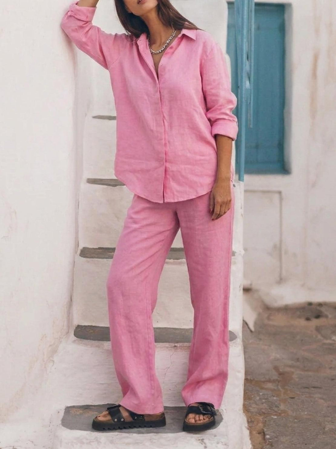 Harper | Cotton Relaxed Two-Piece Set