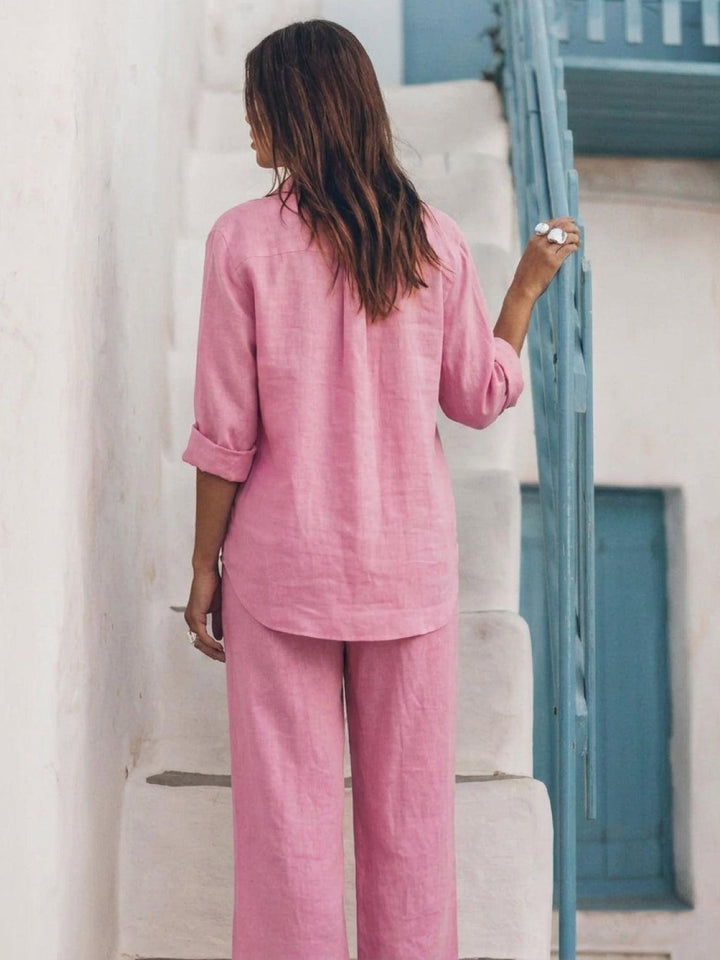 Harper | Cotton Relaxed Two-Piece Set