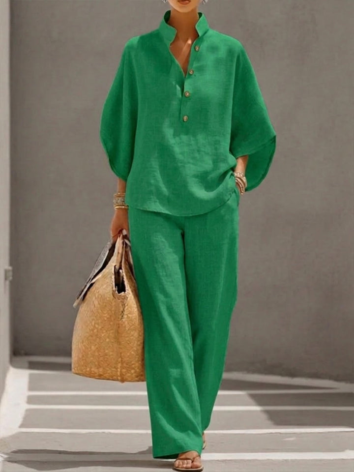 Amara | Linen Two-Piece Set