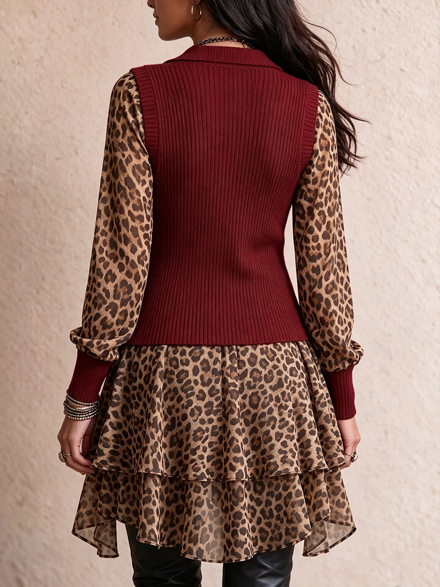 Aurelia | Layered Knit Top