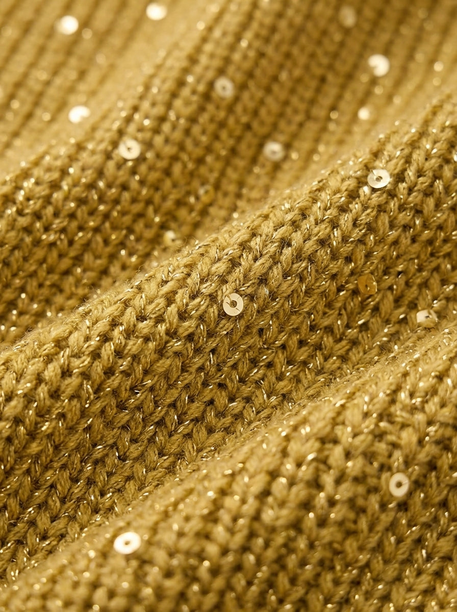 Isaline™ | Oversized Collared Cardigan With Large Metal Buttons