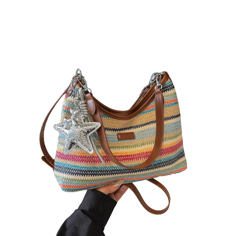 The Striped Boho Shoulder Bag