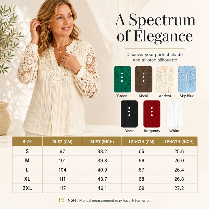 Sabrina | Lace V-Neck Top