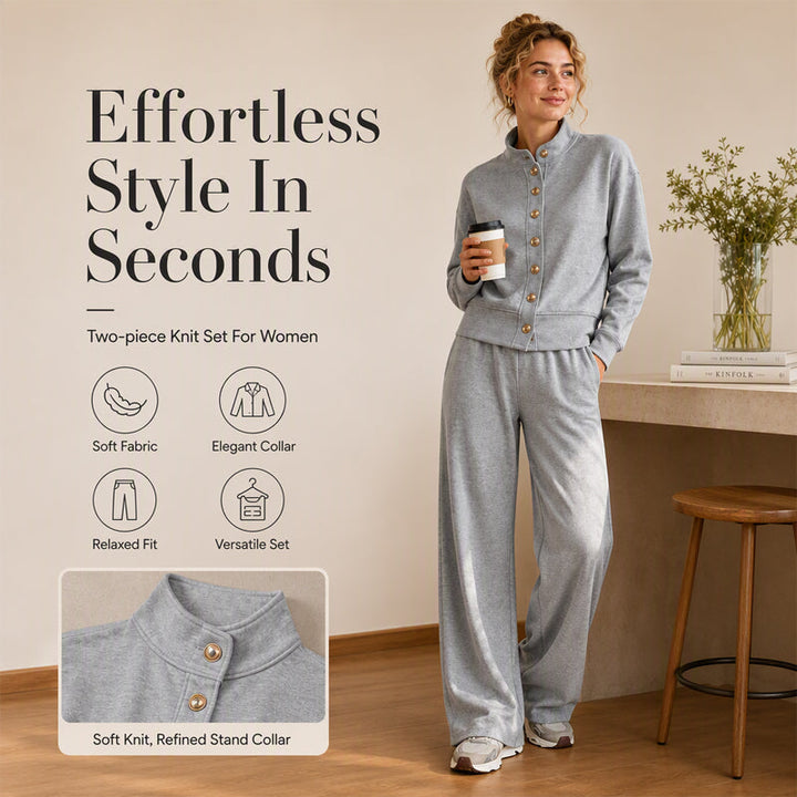 Elowen | Button-Down Cardigan Set