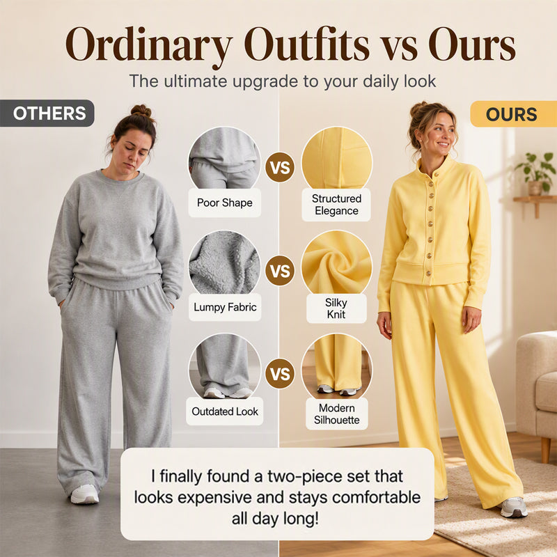 Elowen | Button-Down Cardigan Set