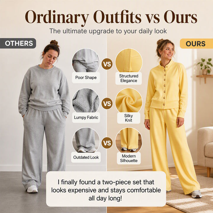 Elowen | Button-Down Cardigan Set