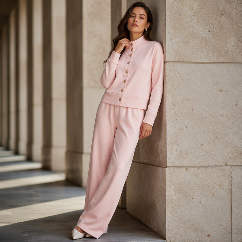 Elowen | Button-Down Cardigan Set
