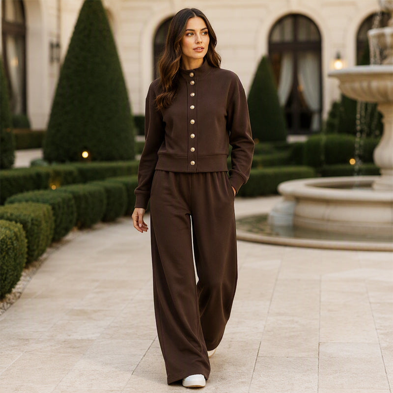 Elowen | Button-Down Cardigan Set