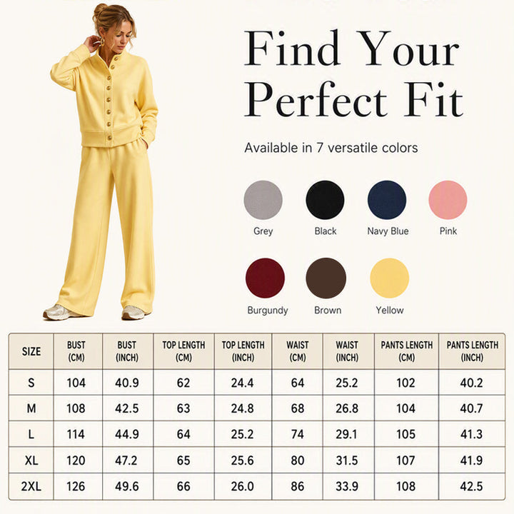 Elowen | Button-Down Cardigan Set