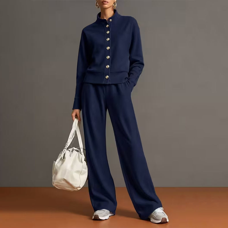 Elowen | Button-Down Cardigan Set